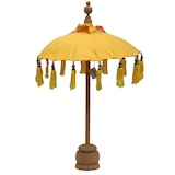 thumbnail of Sonnenschirm Bali-Schirm Dekoschirm 75x50cm Gelb farbend Mini Handmade Schirm