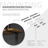 thumbnail of 4er Set Regalhalter Regalwinkel Regalträger Regalbodenträger Regal-Konsole Schwarz