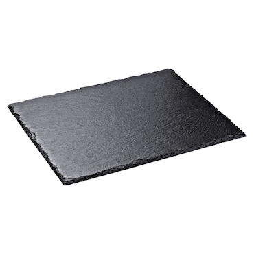 Aps - Ardesia naturale, vassoio rettangolare gn 1.2 cm 32,5x26,5 nero