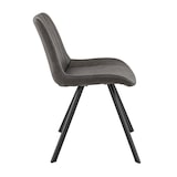 thumbnail of Lot de 2 chaises Juliette Anthracite, 78x49x61 cm