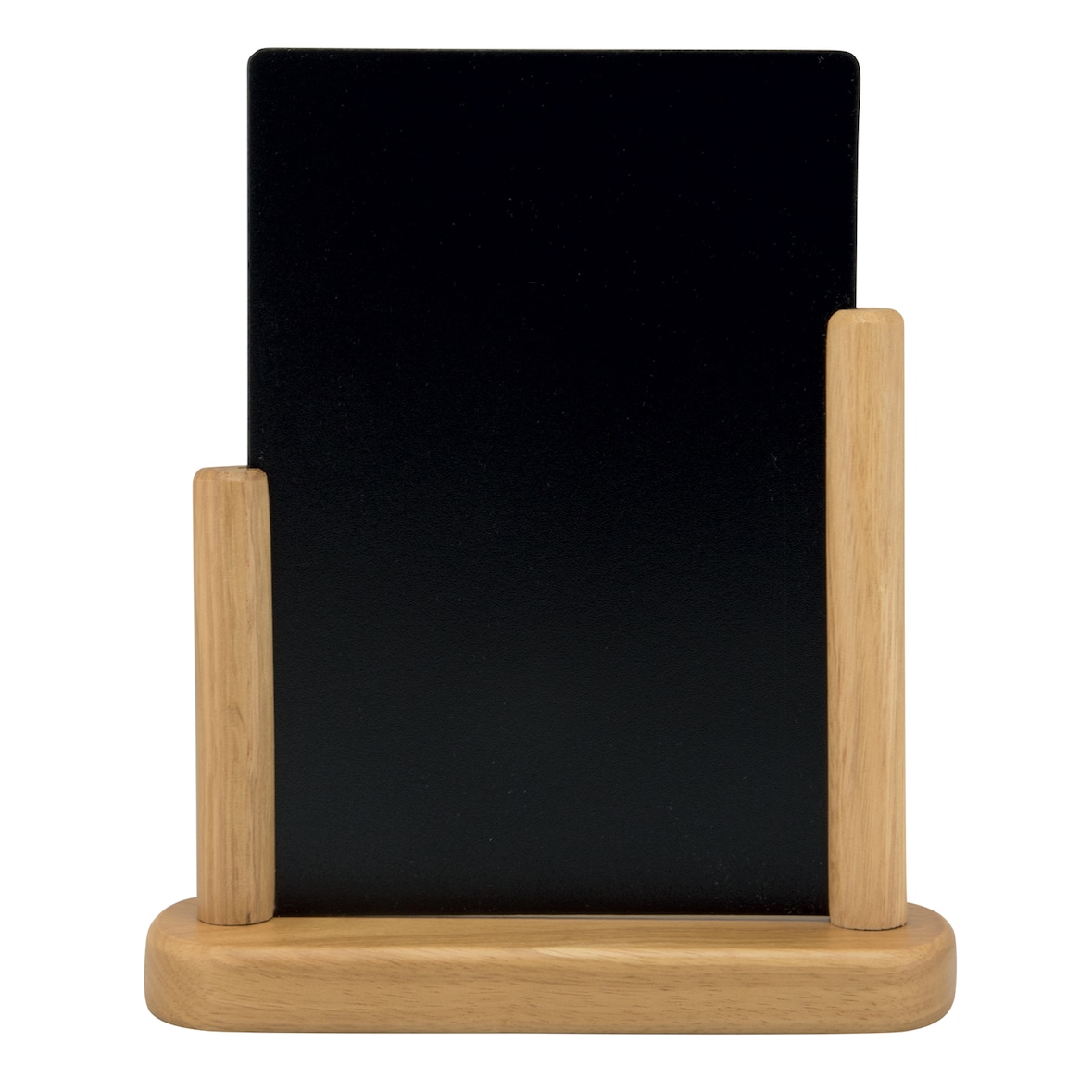 Securit® Tafelbord 'Elegant' A5 - Gelakt teak houten afwerking