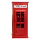 thumbnail of Cantinetta Portabottiglie in stile cabina telefonica inglese in legno