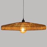 thumbnail of Luminaire Suspension en métal et jute Beige 58 cm