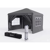 thumbnail of Carpa Plegable 3x3m Gris - 4 Paredes Desmontables - Oxford 210D Silver Impermeable - Estructura Acero - Bolsa y Anclajes Mercados