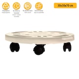 thumbnail of ArtPlast Plataforma Redonda Ruedas - Beige