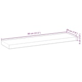 thumbnail of vidaXL Schweberegal 80x20x4 cm Massivholz Akazie Ölbehandelt