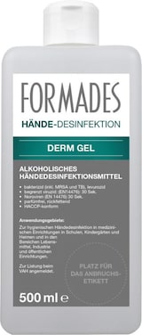 thumbnail of FORMADES Händedesinfektion Derm Gel - Handdesinfektion - 10 x 500 ml