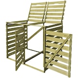 thumbnail of vidaXL Mülltonnenbox für 2 Tonnen 240 L Imprägniertes Holz