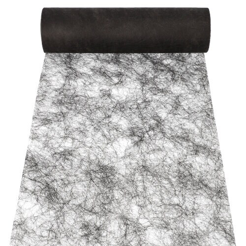 STARPAK, Tafellopers "Sizoflor" 25 m x 30 cm zwart