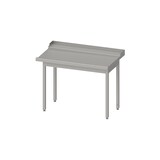 thumbnail of Stalgast Edelstahl Ablauftisch, Korbführung mit Gefälle, ohne Grundboden 1000x750x880 mm, Anbauseite rechts, mit Aufkantung, verschweißt