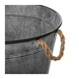 thumbnail of Pot de fleurs en Zinc Vintage D 37 cm