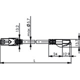 thumbnail of Telegärtner Patchkabel F/UTP 5E 100009080