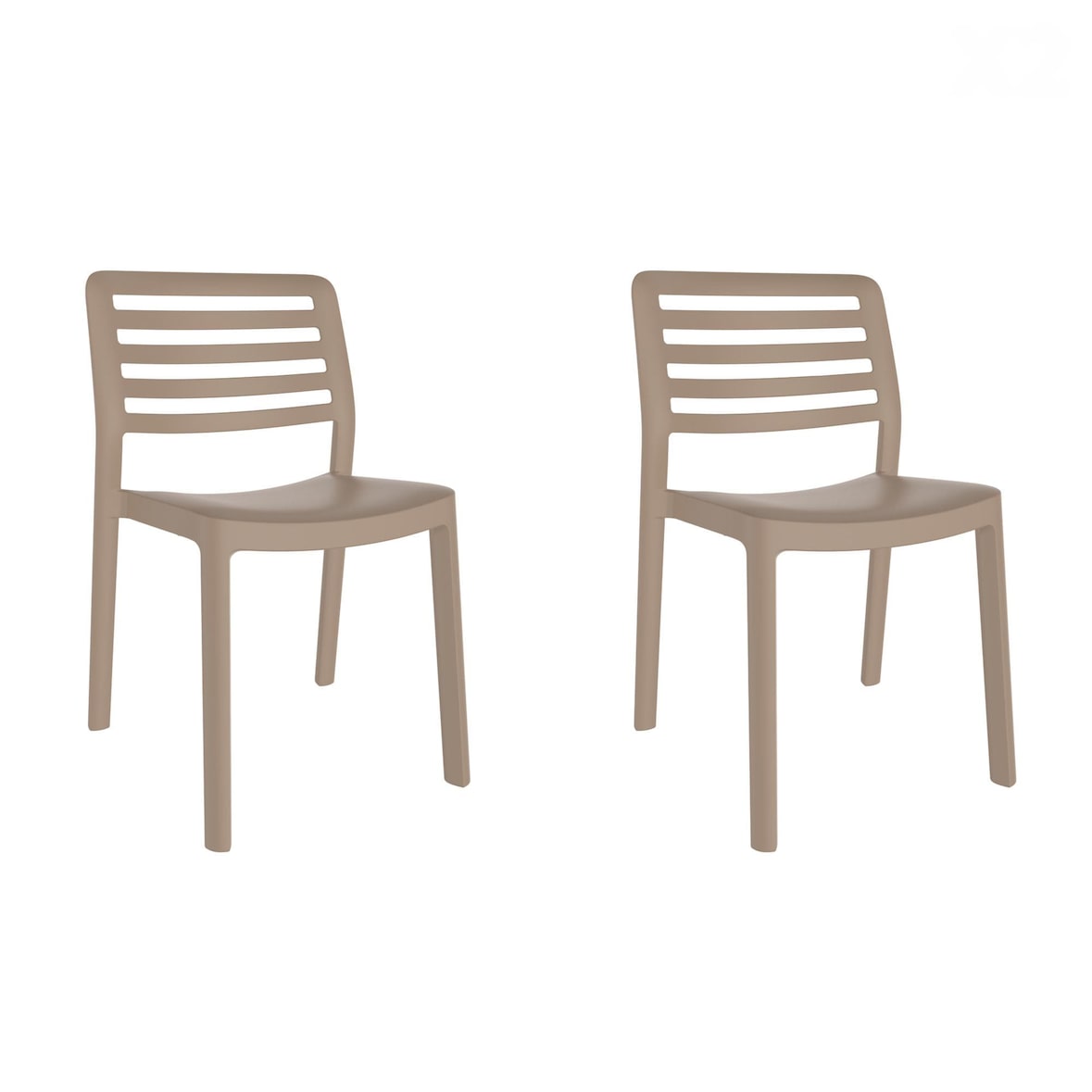 garbar WIND Stuhl Indoor, Outdoor Set 2 Sand