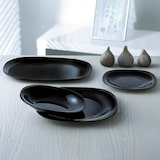thumbnail of Luminarc Assiette plate en verre noir Carine 26Cm