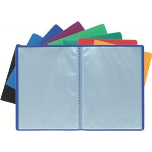 Lot de 8 Protège-documents OPAK Eco A4 200 vues, polypro souple coloris assortis (8)