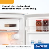 thumbnail of Exquisit Kühlschrank KS116-0-041E weiss | 90 L Volumen | Eisfach | Kühlschrank ohne Gefrierfach freistehend | LED | Kühlschrank klein 50cm Breite