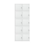 thumbnail of PROREGAL MegaDeal 10x Casier métallique verouillable CUBIC, HxLxP 35x35x35cm, Gris, Armoire à casier cube, consigne polyvalente, vestiaire