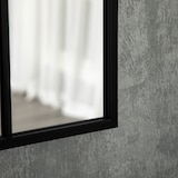 thumbnail of Espejo decorativo de pared 50x70 cm espejo de ventana de metal para salón dormitorio entrada estilo moderno negro