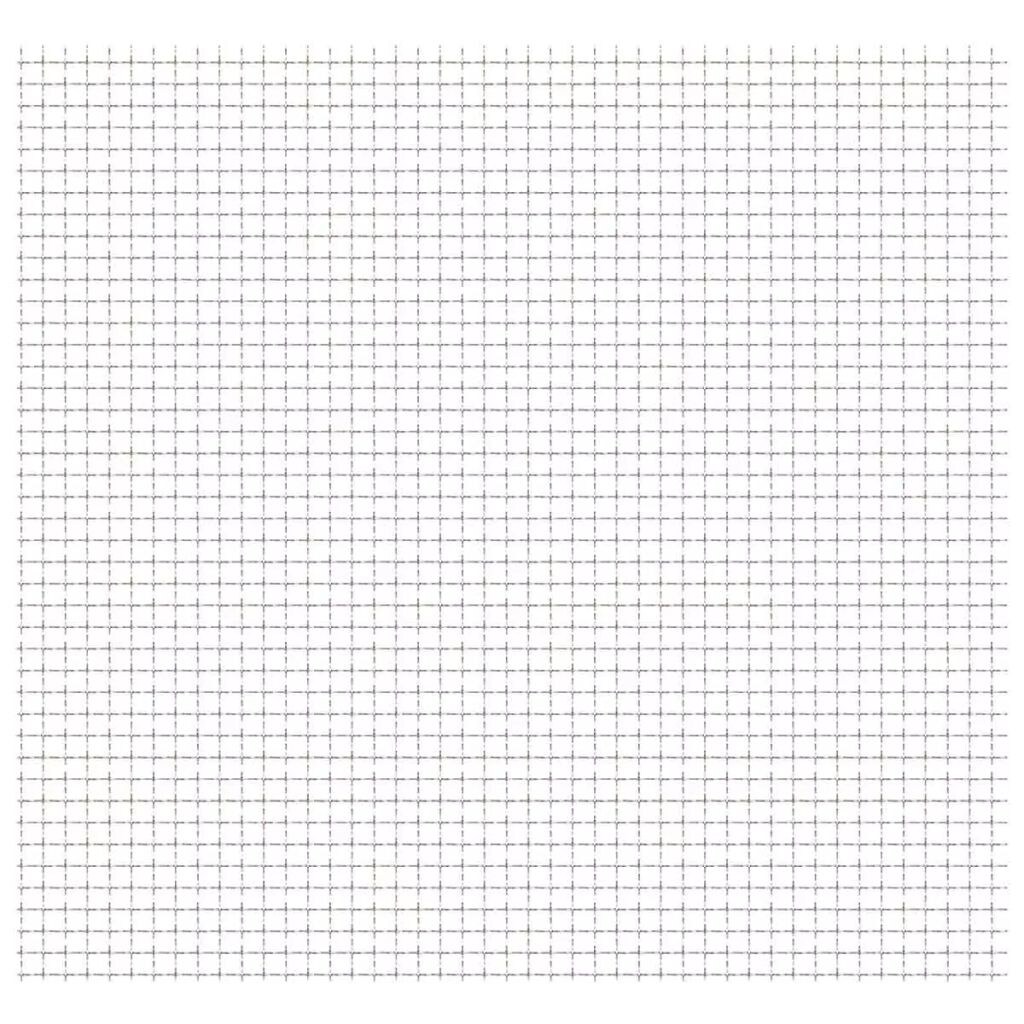 vidaXL Wellengitter Edelstahl 50×50 cm 21×21×2,5 mm