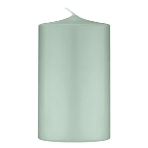 Kopschitz Kerzen Altarkerzen, Kaminkerzen Seafoam Seemoos 200 x Ø 80 mm, 4 Stück, Kerzen mit Dornbohrung in RAL Kerzengüte Qualität