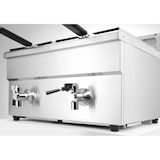 thumbnail of HENDI Doppel-Induktionsfritteuse, Edelstahl, 48.5 x 58 x 40.6 cm, 2 x 8 l, silber