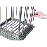 thumbnail of DanDiBo Rosenbogen mit Tor Pforte Metall 275x170 cm Rundbogen Torbogen Pergola 110241 Schmiedeeisen Rankhilfe Gartentor