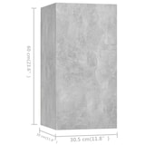 thumbnail of Helloshop26 - Ensemble de meubles armoire buffet TV télévision salon chambre séjour 9 pièces bois d'ingénierie gris 02_0024350