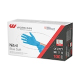 thumbnail of 1000 `WORK-INN/PS` Handschuhe, Nitril puderfrei `Blue Soft` blau Größe L