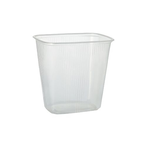 1500 "Metro Professional" Verpackungsbecher, PP eckig 500 ml 10,1 cm x 8,1 cm x 10,8 cm transparent