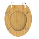 thumbnail of WC Sitz BAMBUS, massiver Toilettendeckel Holz, Klobrille, Toilettensitz aus nachhaltigem Rohstoff