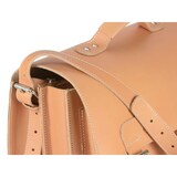 thumbnail of Ruitertassen Lehrertasche Leder Damen Herren 40x31cm Schultasche Aktentasche 2 Fächer natur braun