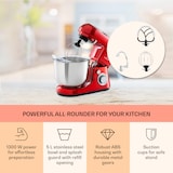 thumbnail of Klarstein Bella Pico 2G Küchenmaschine 1300W 1,7PS 6 Stufen 5 Liter Rot