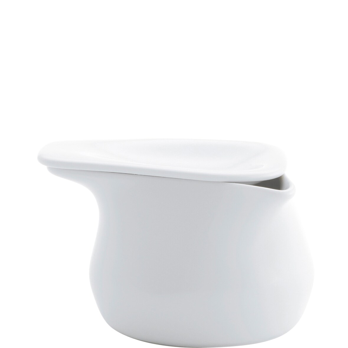 KAHLA 152612A90015C Elixyr Dose mit Deckel 0,25 l |kleiner Krug mit Gießer 250 ml aus Porzellan