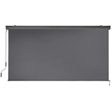 thumbnail of tectake Estor vertical ELOISE con 2 soportes de pared - 200 x 250 cm gris oscuro