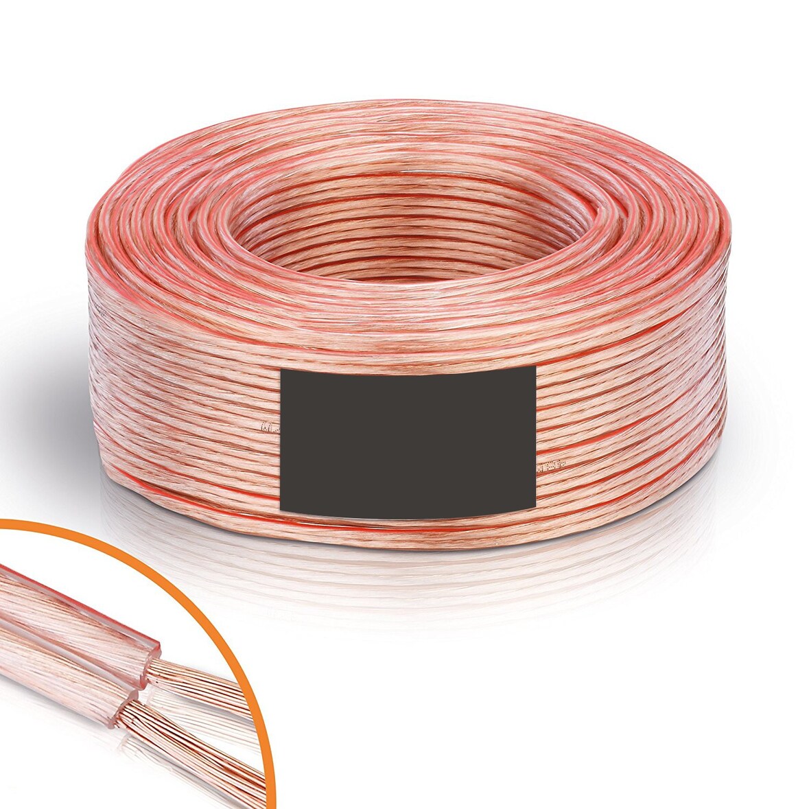 Câble enceinte / haut-parleur 2 x 1,5 mm² 25m CB-8825