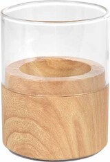 thumbnail of DUNI Kerzenhalter NEAT 75x68 mm helles Holz  m. Glas