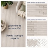 thumbnail of Arquiservi - Suelo vinílico autoadhesivo Roble Natural Mate (25M2) - Fácil Instalación, Resistente al Agua, Apto Suelo Radiante