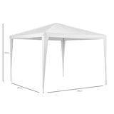 thumbnail of aro Sun Star Pavillon, Stahl/Polyethylen, 3 x 3 m, weiß