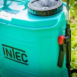 thumbnail of Pulvérisateur à batterie 16Litres 5 Bar Batterie 12V/ 8.0 Ah Chargeur + Lance INOX extensible + 3 Buses INTEC