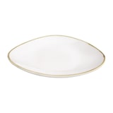 thumbnail of Krijt driehoekige borden Olympia Kiln 280mm - set van 4