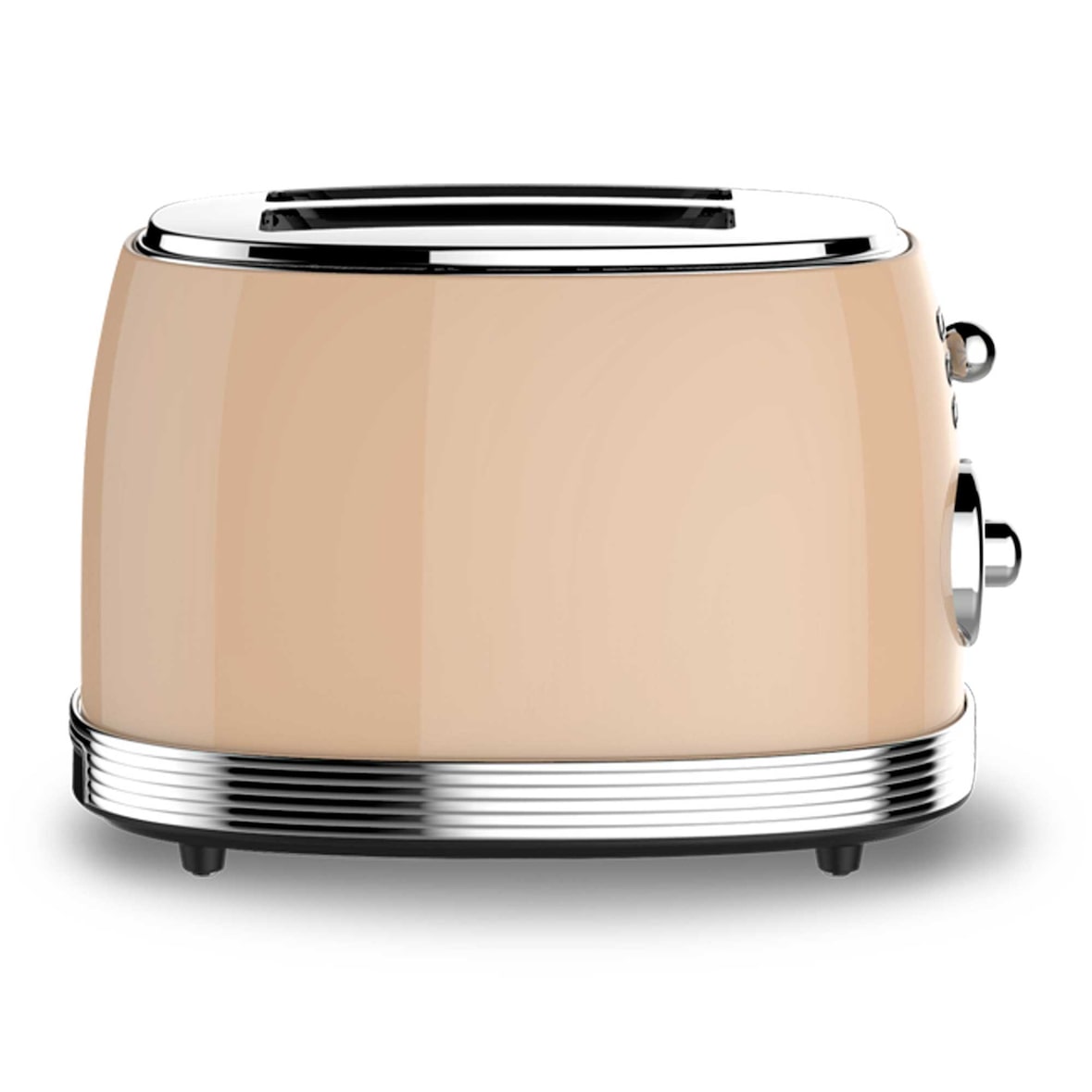 Tostadora retro 2 rebandas-850w-beige