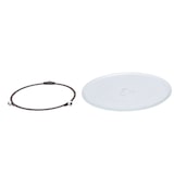 thumbnail of aro Microondas MW10720, acero-SPCC, 43.9 x 33.4 x 25.8 cm, 20 L, 700 W, 5 programas, temporizador, plato giratorio: Ø 25.5 cm, blanco