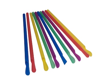 MEHRWEG Löffel Trinkhalme PP bunt 210*8 mm 500St.