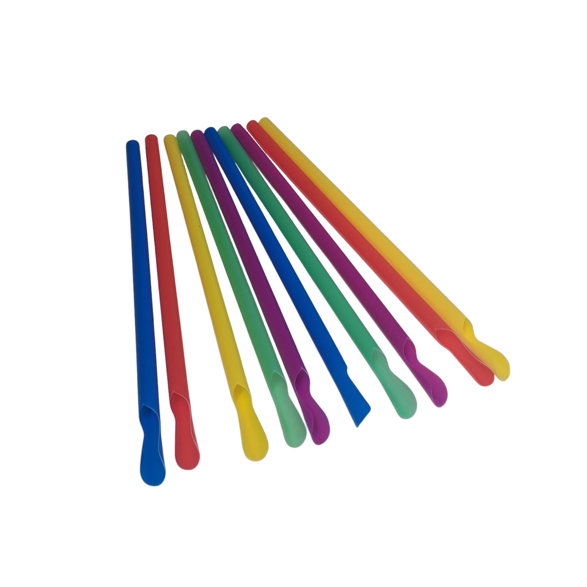 MEHRWEG Löffel Trinkhalme PP bunt 210*8 mm 500St.