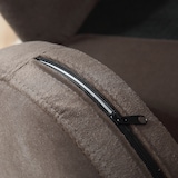 thumbnail of HOMCOM Poltrona Vintage in Velluto Marrone Poltroncina da Camera