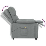 thumbnail of vidaXL Massagesessel Dunkelgrau Stoff