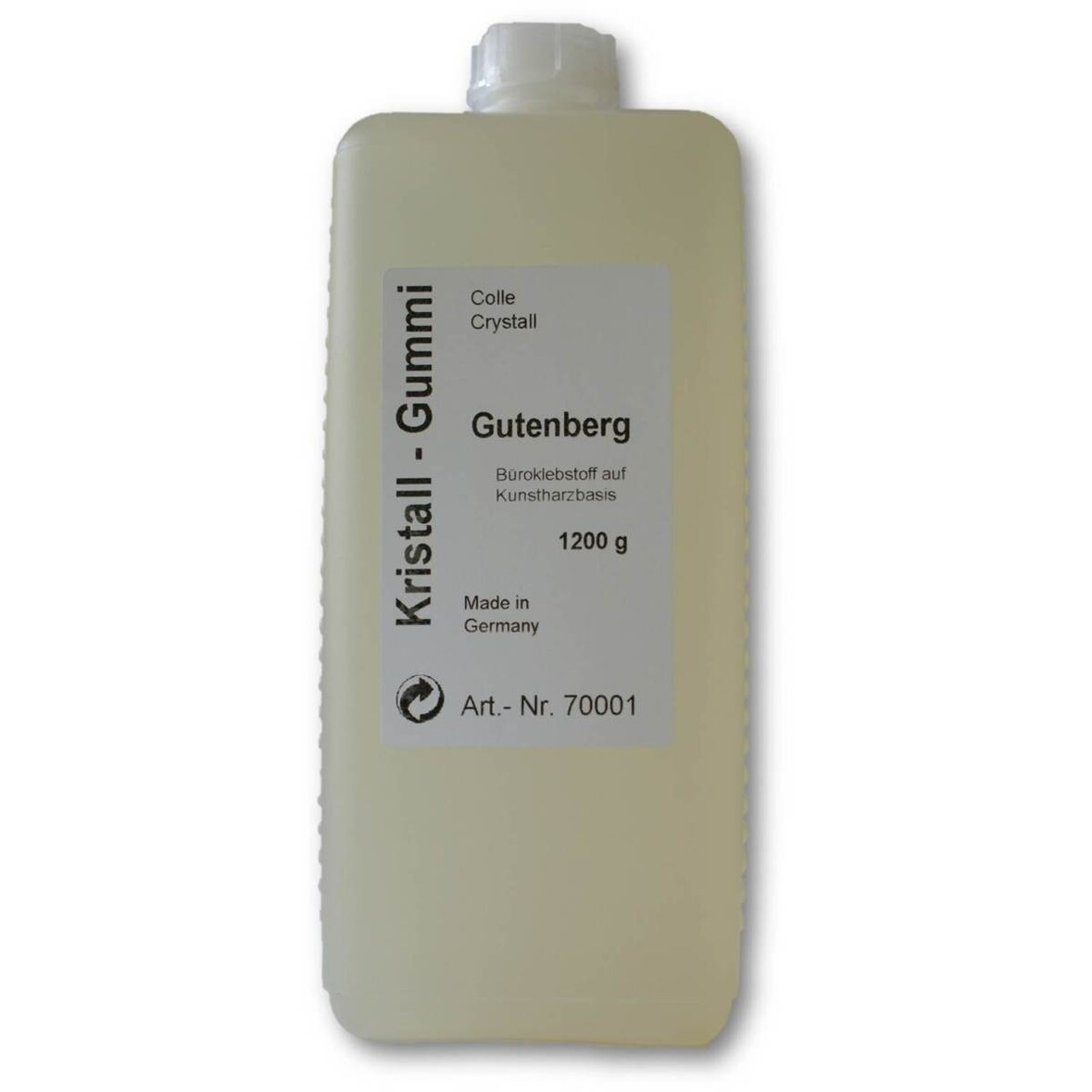 Kristall-Gummi Nachfüllpack 1150g (Flasche)