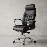 thumbnail of Luxus `Xxl` Chefsessel: Echtleder, breite/höhe Rückenlehne, Lendenwirbelstütze, Multiblock-Mechanik, 120 kg Tragkraft. 66x62x128 cm | Kadima Design
