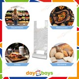 thumbnail of DayBays 2000 Stk. Knotenbeutel auf Rolle 5 Kg 22+12x47 cm  HDPE  Transparent Extra Stark