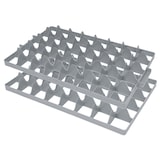 thumbnail of METRO Professional Gläsereinsatz Eurobehälter, PP, 352 x 60 x 6 cm, spülmaschinenfest, lebensmittelecht, hellgrau
